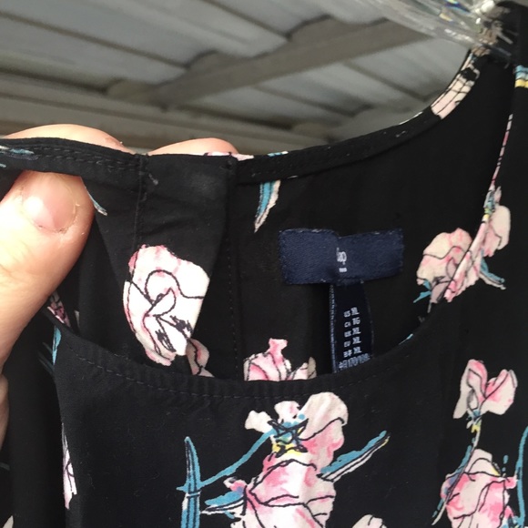 Gap floral print sleeveless blouse - Picture 5 of 5